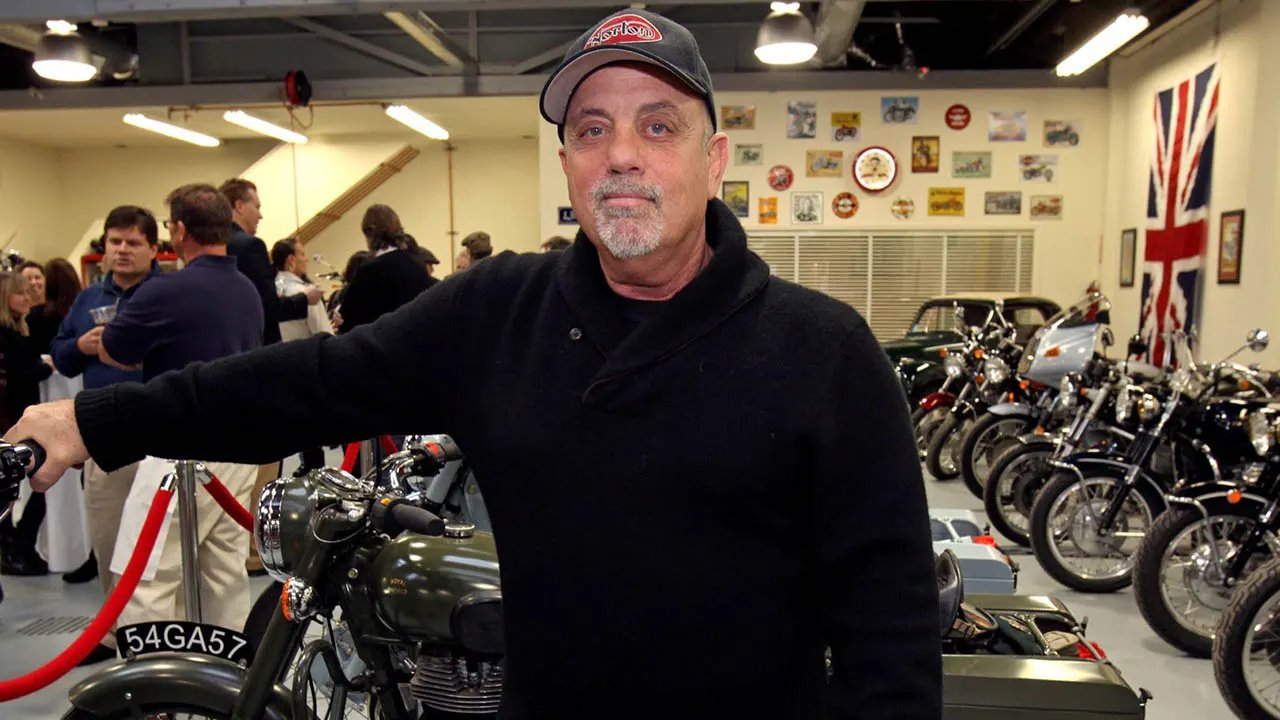 Billy Joel to auction motorcycle collection following brain disorder diagnosis