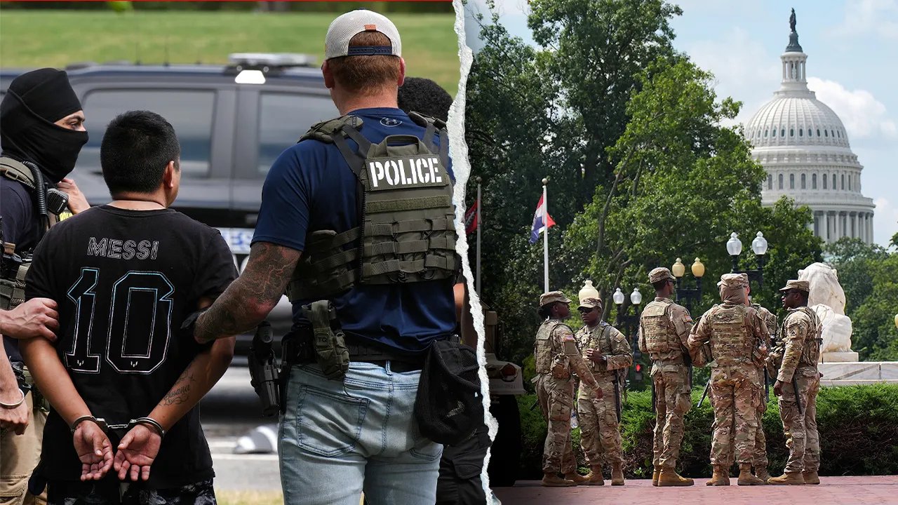 Trump’s historic DC police takeover nets over 240 arrests in crime crackdown