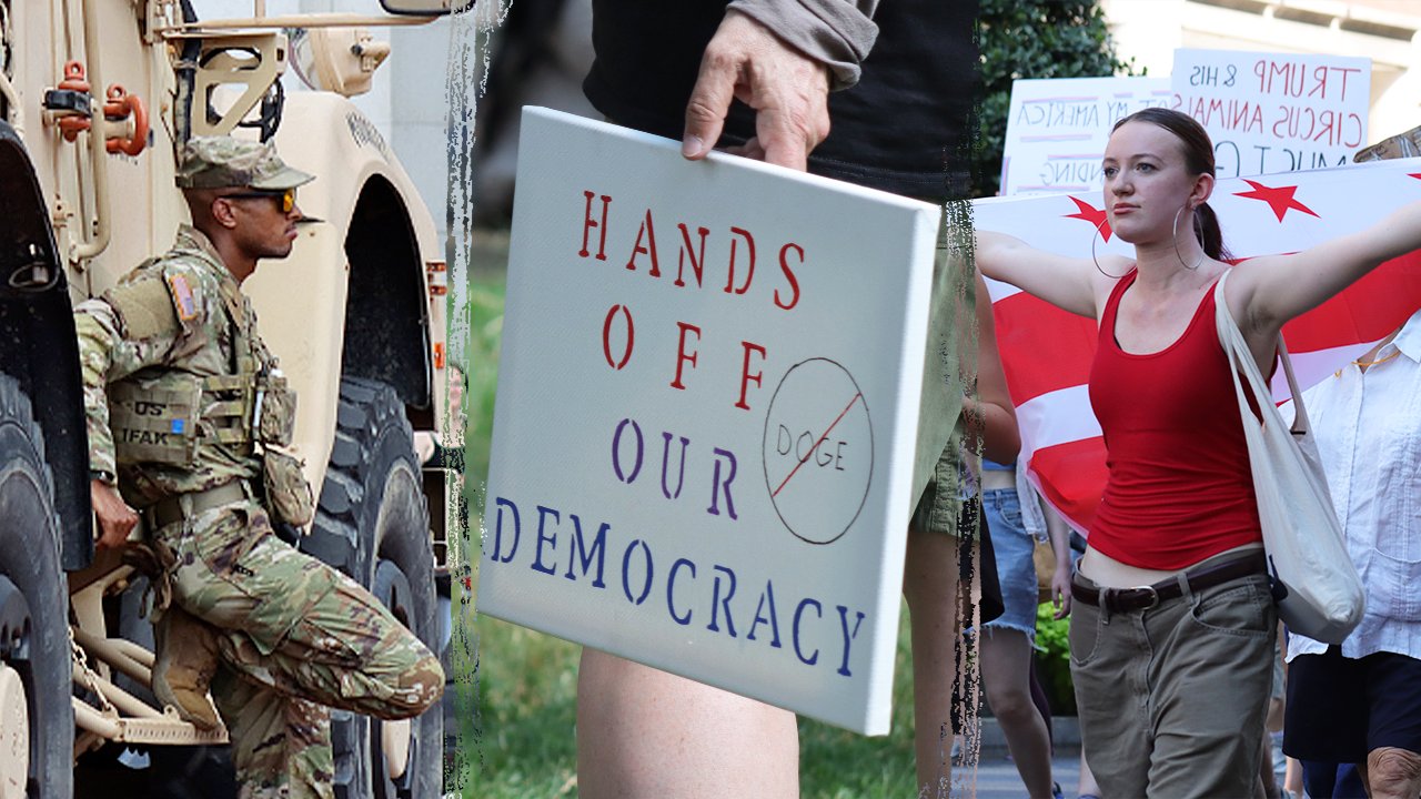 Photos From the Streets: National Guard and DC Protests